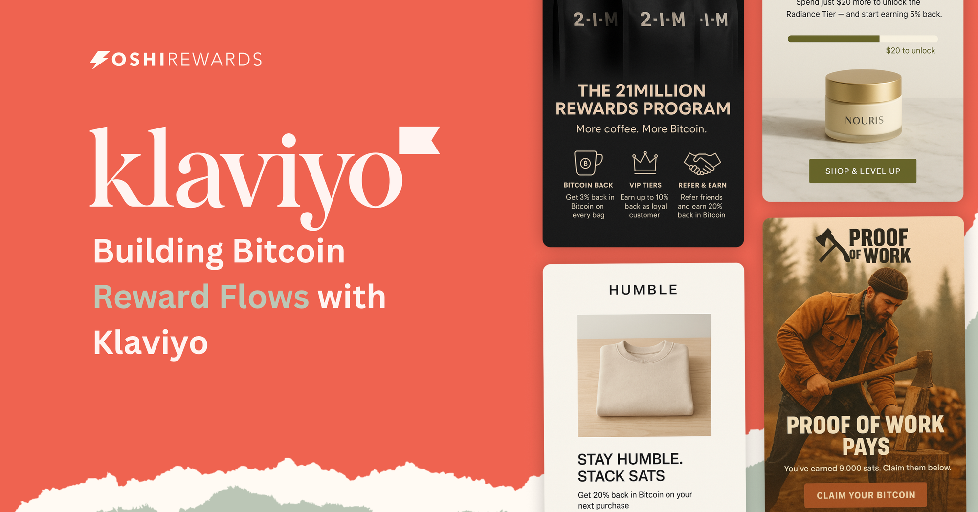 How to Build Klaviyo Loyalty Flows with Oshi Bitcoin Rewards